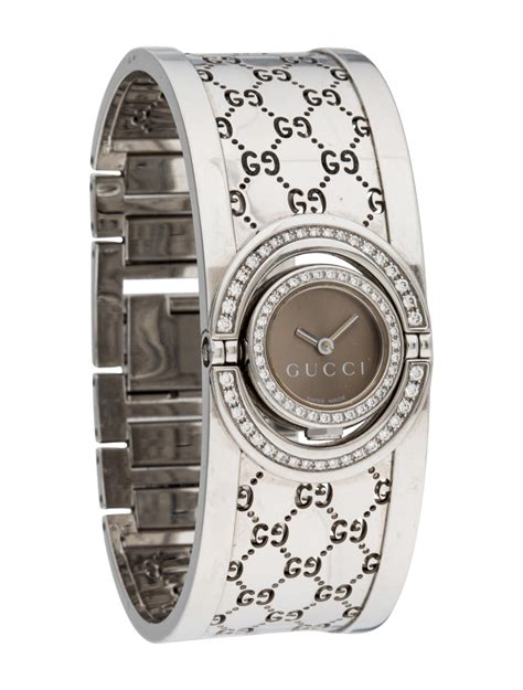 cheap gucci diamond watches|real diamond watches gucci.